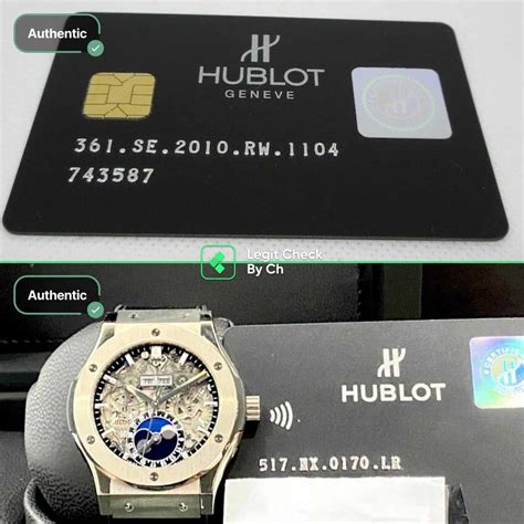 check serial hublot|hublot warranty card.